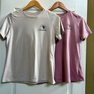 T&C Surf Women's Short Sleeve Tees - Aloha w/Honu- 2 shirt pack